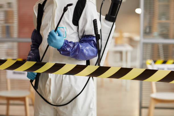 Professional Infectious Disease Decontamination technician working in Crockett, TX